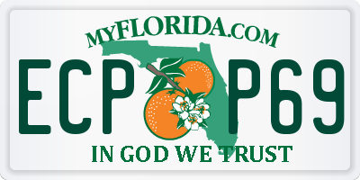 FL license plate ECPP69