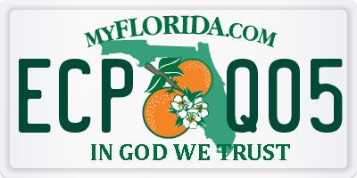 FL license plate ECPQ05