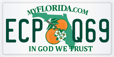 FL license plate ECPQ69