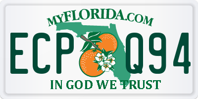 FL license plate ECPQ94