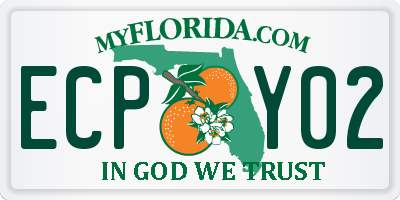 FL license plate ECPY02