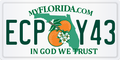 FL license plate ECPY43