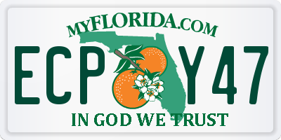 FL license plate ECPY47