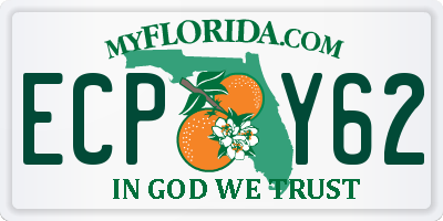 FL license plate ECPY62