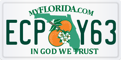 FL license plate ECPY63
