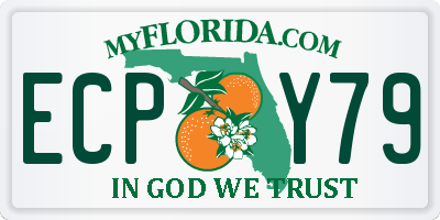 FL license plate ECPY79