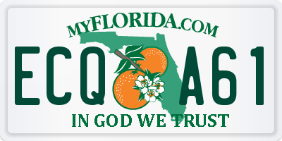 FL license plate ECQA61