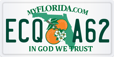 FL license plate ECQA62