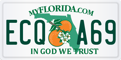 FL license plate ECQA69
