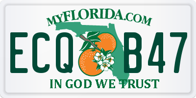 FL license plate ECQB47