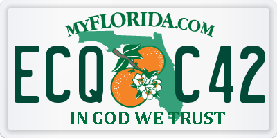FL license plate ECQC42