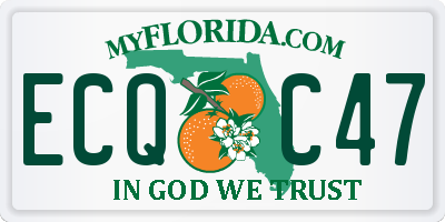 FL license plate ECQC47