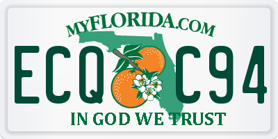 FL license plate ECQC94