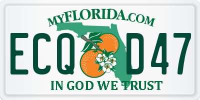 FL license plate ECQD47