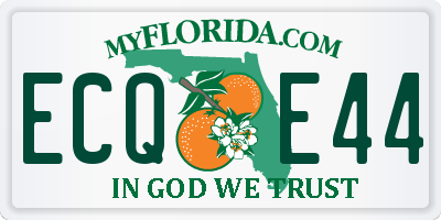 FL license plate ECQE44