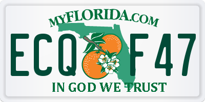 FL license plate ECQF47