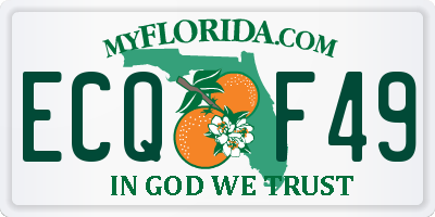 FL license plate ECQF49