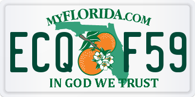 FL license plate ECQF59