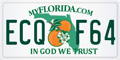 FL license plate ECQF64