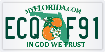 FL license plate ECQF91