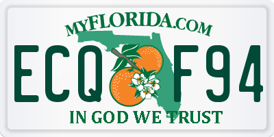 FL license plate ECQF94