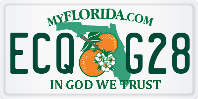 FL license plate ECQG28