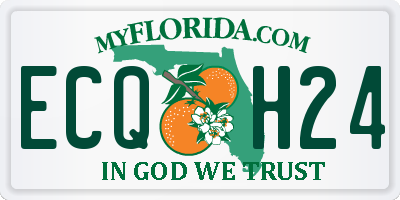 FL license plate ECQH24