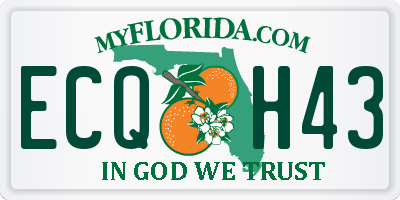 FL license plate ECQH43