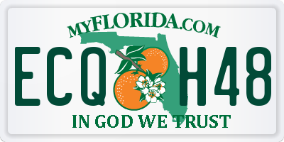 FL license plate ECQH48