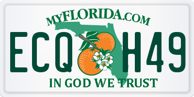 FL license plate ECQH49