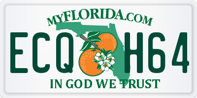 FL license plate ECQH64