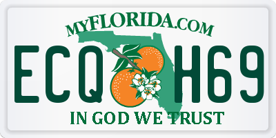 FL license plate ECQH69