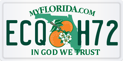 FL license plate ECQH72