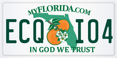FL license plate ECQI04