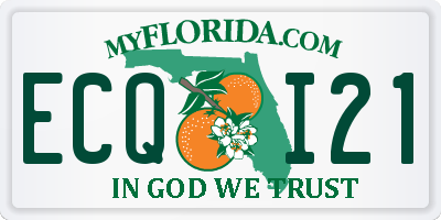 FL license plate ECQI21
