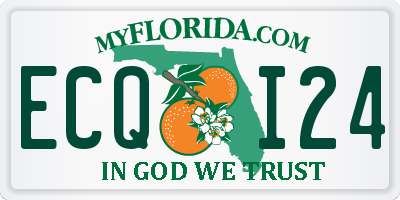 FL license plate ECQI24
