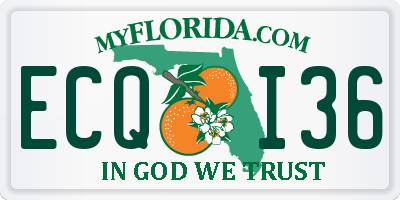 FL license plate ECQI36