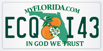 FL license plate ECQI43
