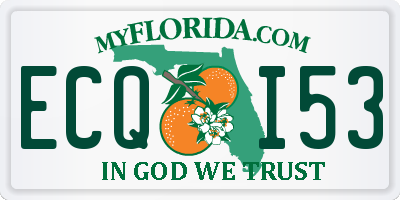 FL license plate ECQI53