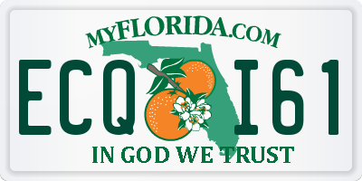 FL license plate ECQI61