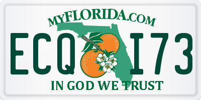 FL license plate ECQI73