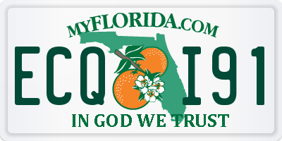 FL license plate ECQI91