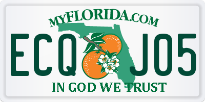FL license plate ECQJ05