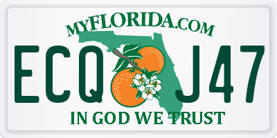 FL license plate ECQJ47