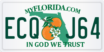 FL license plate ECQJ64