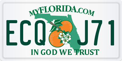 FL license plate ECQJ71