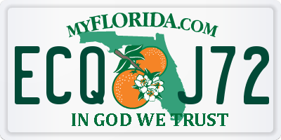 FL license plate ECQJ72