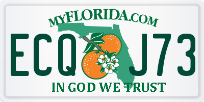 FL license plate ECQJ73