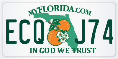 FL license plate ECQJ74
