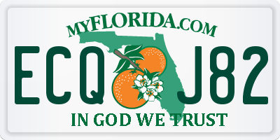 FL license plate ECQJ82